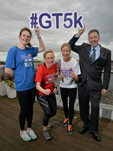 Claire Shannon, Athletics Ireland Marketing Manager, Sinéad Donovan, Grant Thornton Partner, Paul McCann, Grant Thornton National Managing Partner, and Event Ambassador and Olympian Catherina McKiernan