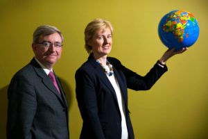 Professor Ciarán Ó hÓgartaigh, Dean, UCD Business and Helen Brophy, Director of Smurfit Executive Development at UCD Smurfit School